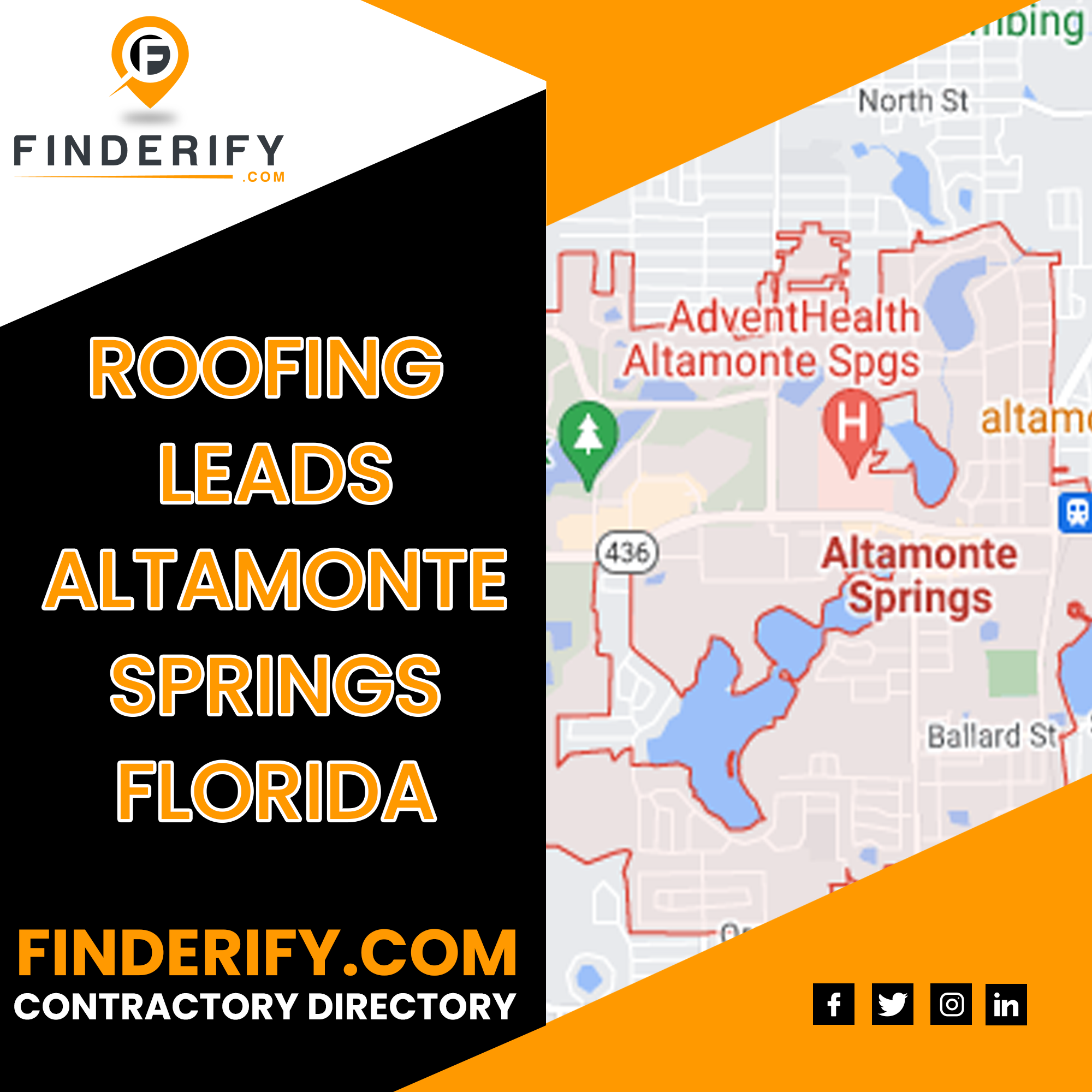 Home service directory for roofing leads in Altamonte Springs, Florida on Finderify.com